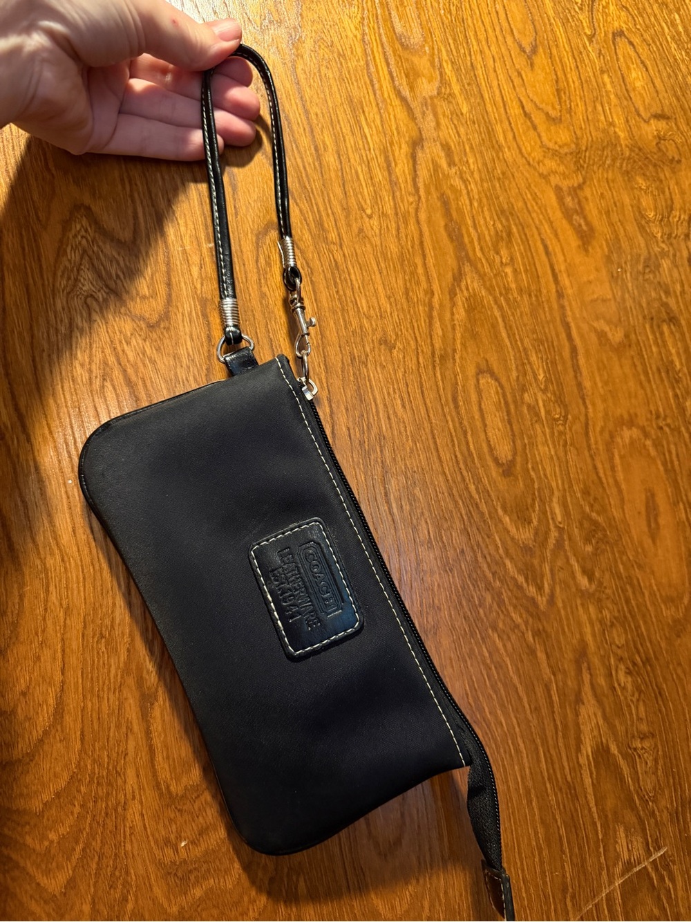 Coach Black Wristlet